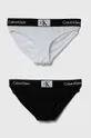 czarny Calvin Klein Underwear figi dziecięce 2-pack Dziewczęcy