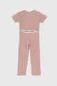 Otroška pižama Calvin Klein Underwear roza
