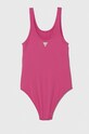 Суцільний дитячий купальник Guess J4GZ03.MC040.PPYH рожевий SS24