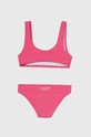 Dječji dvodijelni kupaći kostim Guess J4GZ04.KCA60.PPYH roza SS24