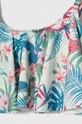 Dziewczynka Pepe Jeans dwuczęściowy strój kąpielowy dziecięcy HIBISCUS BIKINI SET PGB10402 niebieski