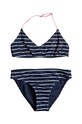 Roxy costum de baie pentru copii din două piese BICOASIC STRI moale bleumarin ERGX203545