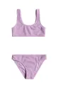 fioletowy Roxy dwuczęściowy strój kąpielowy dziecięcy ARUBA RG Dziewczęcy