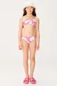 roza Dječji dvodijelni kupaći kostim Roxy TOTALLY ICONIC Za djevojčice