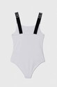 Calvin Klein Jeans jednoczęściowy strój kąpielowy dziecięcy KY0KY00057.PPYH biały SS24
