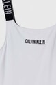 Dziewczynka Calvin Klein Jeans jednoczęściowy strój kąpielowy dziecięcy KY0KY00057.PPYH biały