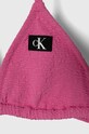 Dziewczynka Calvin Klein Jeans dwuczęściowy strój kąpielowy dziecięcy KY0KY00079.PPYH różowy