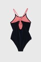 Tommy Hilfiger jednoczęściowy strój kąpielowy dziecięcy UG0UG00716.PPYH granatowy SS24