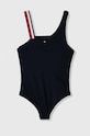 Dziewczynka Tommy Hilfiger jednoczęściowy strój kąpielowy UG0UG00726.PPYH granatowy