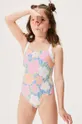 барвистий Суцільний дитячий купальник Roxy TINY FLOWERNE Для дівчаток