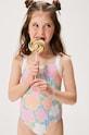 Roxy jednoczęściowy strój kąpielowy dziecięcy TINY FLOWERNE multicolor ERLX103107