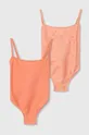 помаранчевий Суцільний дитячий купальник zippy 2-pack Для дівчаток