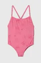 Суцільний дитячий купальник zippy 2-pack рожевий