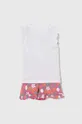 zippy piżama bawełniana niemowlęca różowy