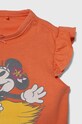 Fete zippy pijamale din bumbac pentru bebelusi 3105954101 portocaliu