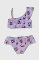 zippy dwuczęściowy strój kąpielowy dziecięcy x Disney fioletowy