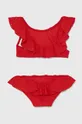 zippy dwuczęściowy strój kąpielowy dziecięcy czerwony