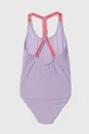 Jednodielne detské plavky zippy fialová