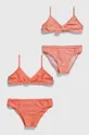 oranžová Dvojdielne detské plavky zippy 2-pak Dievčenský