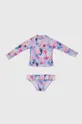 fialová Dvojdielne plavky pre bábätká zippy Dievčenský