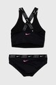 Детски бански от две части Nike Kids LOGO TAPE NESSE728 черен SS24