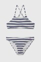 Protest costum de baie pentru copii din două piese PRTIREEN usor rigidizat albastru 7911643