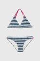 Protest costum de baie pentru copii din două piese PRTABBY usor rigidizat albastru 7914343