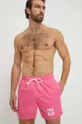 ροζ Σορτς κολύμβησης HUGO Ανδρικά