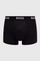 Bavlnené boxerky BOSS 5-pak čierna