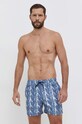 Plavkové šortky Calvin Klein modrá KM0KM00913