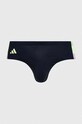 adidas Performance costum de baie Block Planet friendly bleumarin IK7243