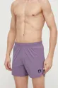 фиолетовой Купальные шорты adidas Мужской