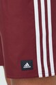 Одяг Купальні шорти adidas Performance 3Stripes CLX IR9426 бордо