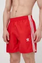 crvena Kratke hlače za kupanje adidas Originals Muški