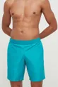 turkusowy Moschino Underwear szorty kąpielowe Męski