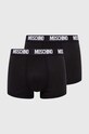Moschino Underwear bokserki 2-pack dzianina czarny 1389.4301