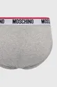 sivá Slipy Moschino Underwear 2-pak