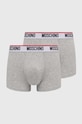 Moschino Underwear bokserki 2-pack dzianina szary 1394.4300