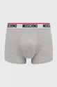 Boxerky Moschino Underwear 2-pak sivá