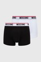 Moschino Underwear bokserki 2-pack dzianina czarny 1394.4300