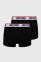 μαύρο Μποξεράκια Moschino Underwear 2-pack Ανδρικά