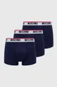 granatowy Moschino Underwear bokserki 3-pack Męski
