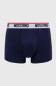 Bokserice Moschino Underwear 3-pack mornarsko plava
