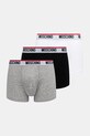 Moschino Underwear boxer pacco da 3 semplice grigio 1395.4300