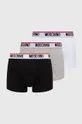 čierna Boxerky Moschino Underwear 3-pak Pánsky