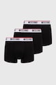 Moschino Underwear bokserki 3-pack dzianina czarny 1395.4300