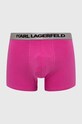 Odzież Karl Lagerfeld bokserki 3-pack 240M2106 granatowy