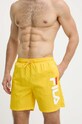 Fila pantaloni scurti de baie Swasiland galben FAM0690