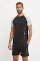 CR7 Cristiano Ronaldo set de pijama de bumbac 8730.41.924 negru SS24