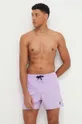 fioletowy Emporio Armani Underwear szorty kąpielowe Męski